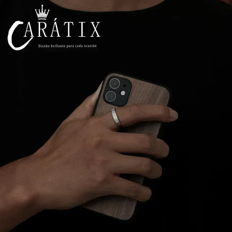 Caratix-Fashion Versatile Zircon Inlaid High Quality Ring Women's, Simple Plated Real Couple Ring High Quality Hip Hop Ring - CaratixJewelry
