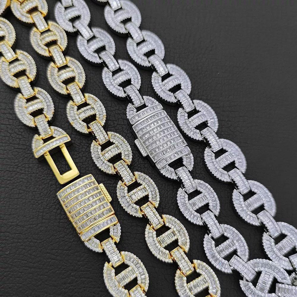 CARÁTIX Full Pave Pig Nose Chain Bracelet – Hip Hop Jewelry for Women & Men, Iced Out Statement Bangle - CaratixJewelry