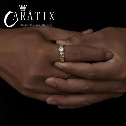 CARÁTIX Full Zircon Hip Hop Ring | Fashion Trend Unisex High Quality Jewelry - CaratixJewelry