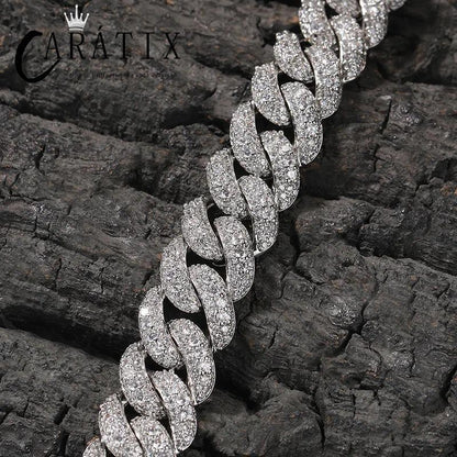 CARÁTIX Hip Hop 5A+ CZ 18MM Cuban Miami Link Chain - CaratixJewelry