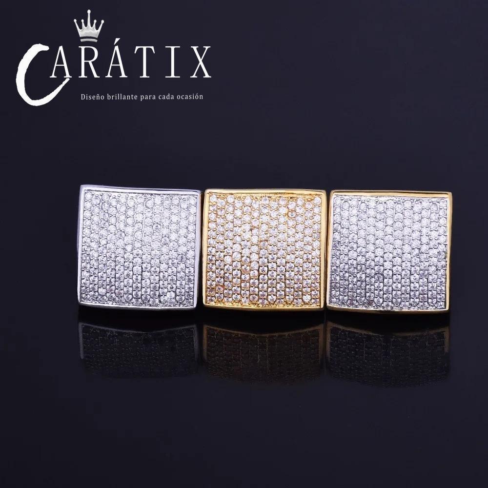 CARÁTIX Hip-Hop Curved Large Square Lee Ring – Real Electroplating Fashion Personality Hipster Ring | High-Quality Hip-Hop Jewelry - CaratixJewelry