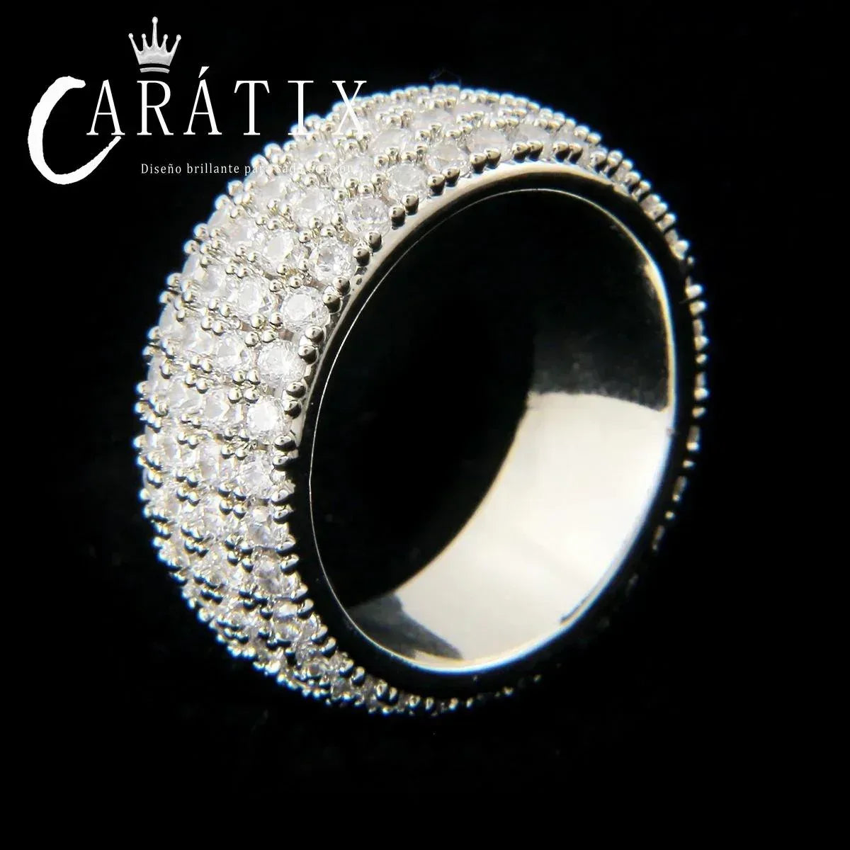 CARÁTIX Hip-Hop New Simple Personality Fashion Ring – Real Electroplating Hipster Accessories | High-Quality Hip-Hop Jewelry - CaratixJewelry
