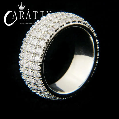 CARÁTIX Hip-Hop New Simple Personality Fashion Ring – Real Electroplating Hipster Accessories | High-Quality Hip-Hop Jewelry - CaratixJewelry