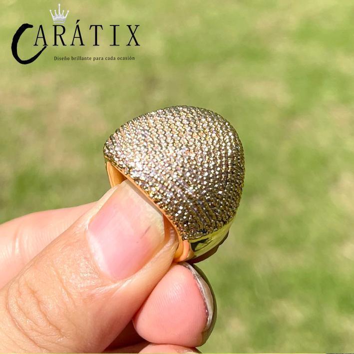 CARÁTIX Hip Hop Ring | Real Electroplating High Quality Fashion Jewelry for Men - CaratixJewelry