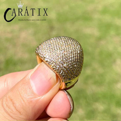 CARÁTIX Hip Hop Ring | Real Electroplating High Quality Fashion Jewelry for Men - CaratixJewelry