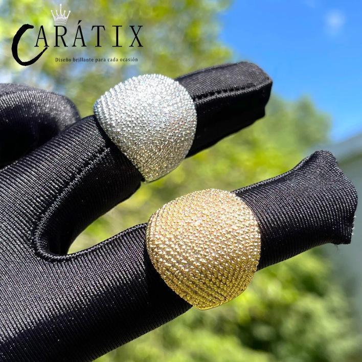 CARÁTIX Hip Hop Ring | Real Electroplating High Quality Fashion Jewelry for Men - CaratixJewelry