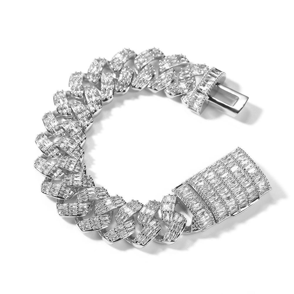 19MM Cuban Miami Link Chain bracelet - CaratixJewelry