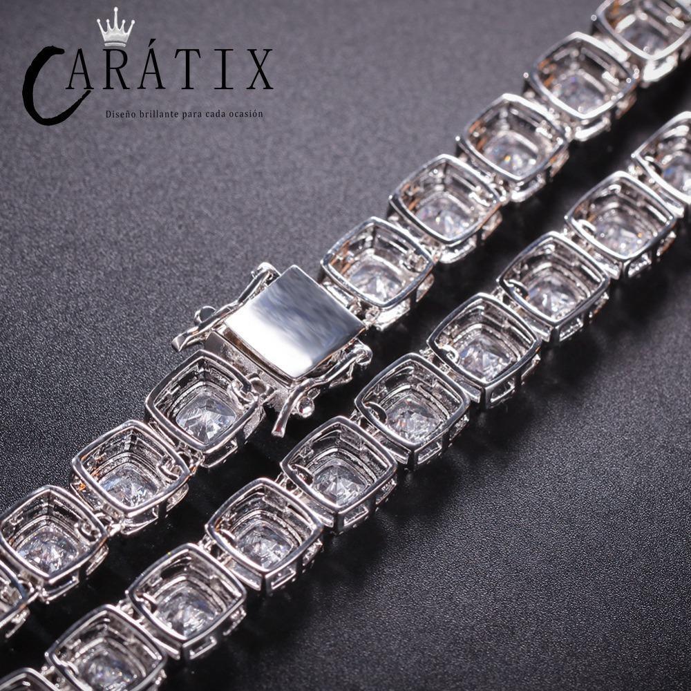 CARÁTIX Iced Out CZ Tennis Chain Choker Necklace for Men & Women - CaratixJewelry