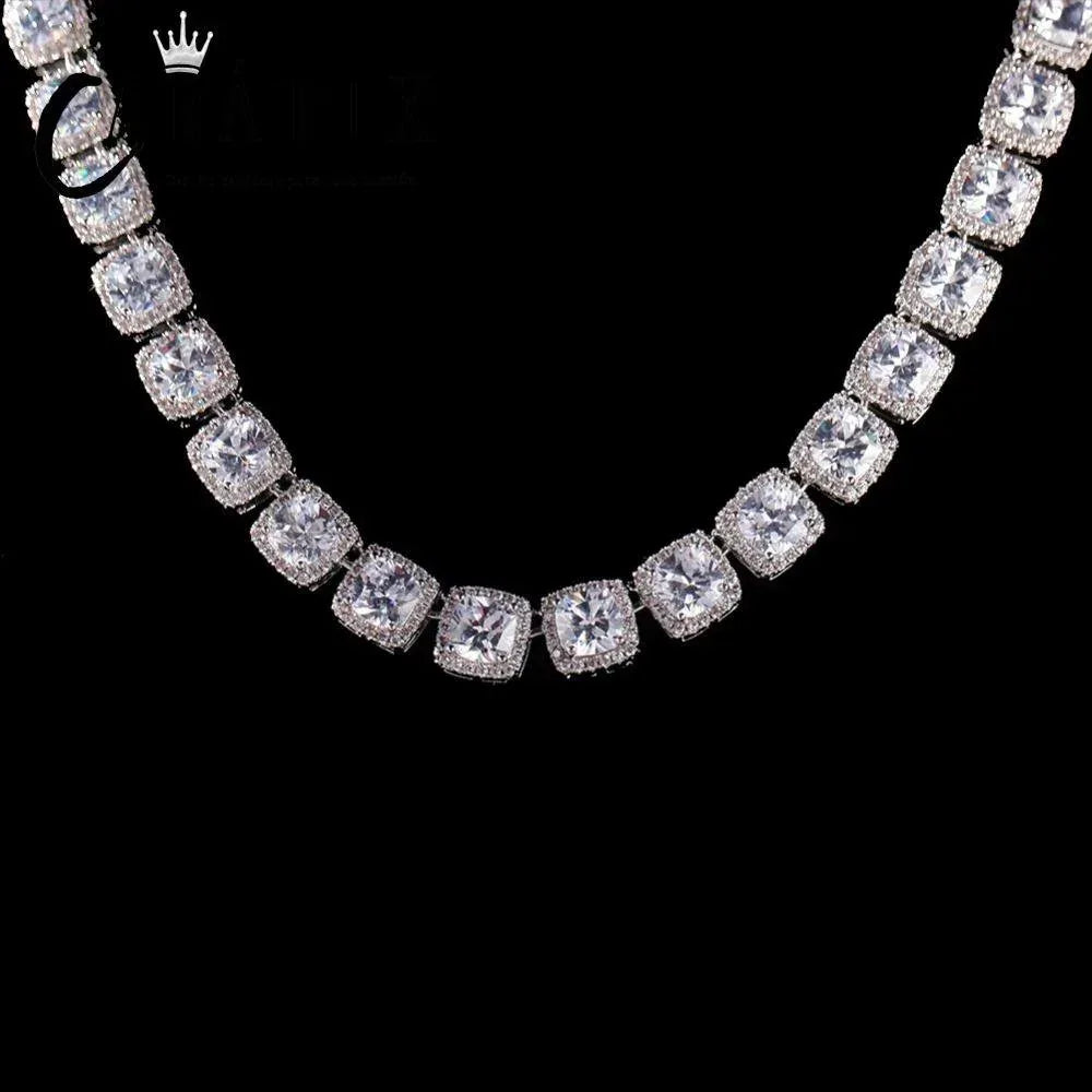 CARÁTIX Iced Out CZ Tennis Chain Choker Necklace for Men & Women - CaratixJewelry