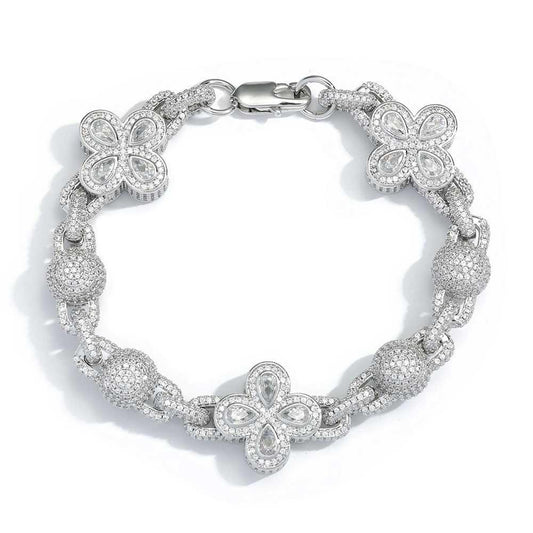 CARÁTIX – Luxury Cross Cuban Chain Bracelet & Necklace Set | Bling CZ Fashion Jewelry for Women - CaratixJewelry