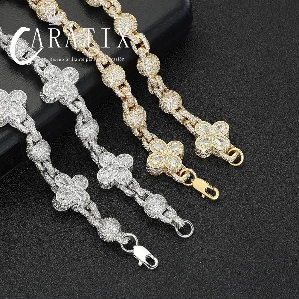 CARÁTIX – Luxury Cross Cuban Chain Bracelet & Necklace Set | Bling CZ Fashion Jewelry for Women - CaratixJewelry