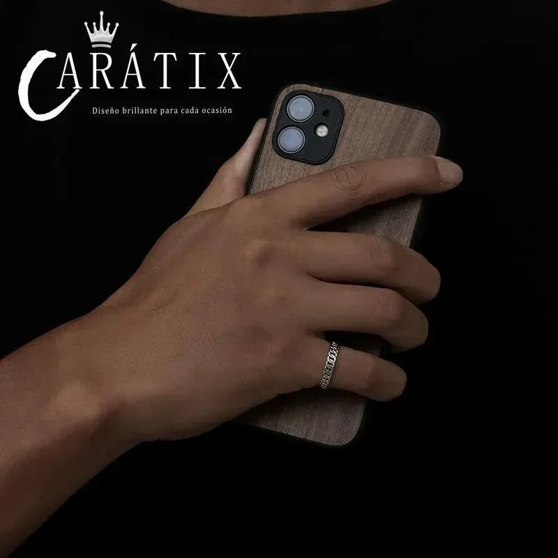 CARÁTIX New Classic Glossy Couple Ring – Plated Personality Simple Unisex Ring | High-Quality Hip-Hop Jewelry - CaratixJewelry