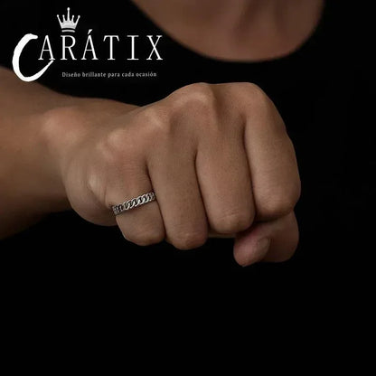 CARÁTIX New Classic Glossy Couple Ring – Plated Personality Simple Unisex Ring | High-Quality Hip-Hop Jewelry - CaratixJewelry