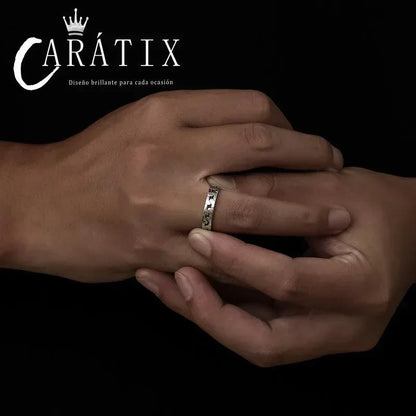 CARÁTIX New Couple Ring – Plated Niche Design Simple Personality Unisex Twist Ring | High-Quality Hip-Hop Jewelry - CaratixJewelry