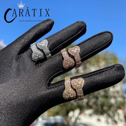 CARÁTIX Open Love Ring | Adjustable Electroplated Hip Hop Fashion Jewelry for Men & Women - CaratixJewelry