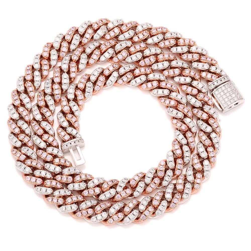 CARÁTIX Round Cuban Miami Chain | AAA CZ Iced Out Prong Set Hip Hop Choker Necklace for Men & Women - CaratixJewelry