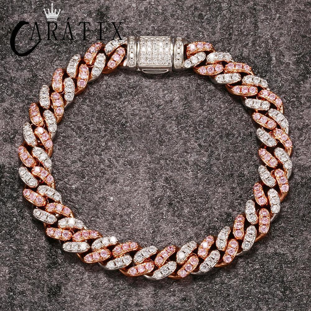 CARÁTIX Round Cuban Miami Chain | AAA CZ Iced Out Prong Set Hip Hop Choker Necklace for Men & Women - CaratixJewelry