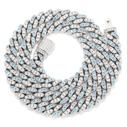 CARÁTIX Round Cuban Miami Chain | AAA CZ Iced Out Prong Set Hip Hop Choker Necklace for Men & Women - CaratixJewelry