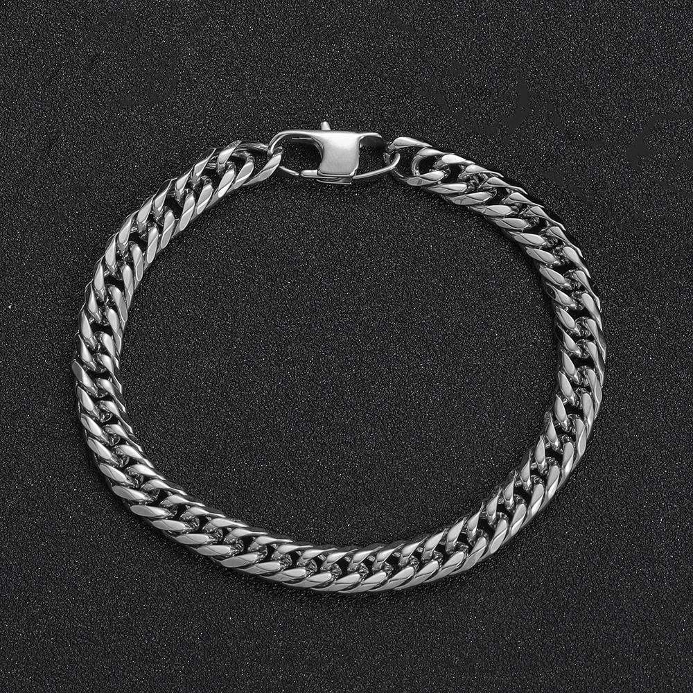 CARÁTIX Stainless Steel Cuban Link Chain Necklace – PVD Plated 7mm/9mm High Polish Miami Hip Hop Jewelry for Men - CaratixJewelry