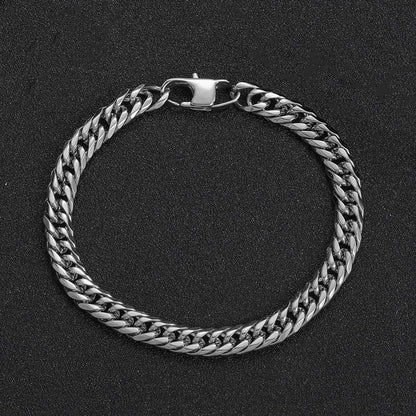 CARÁTIX Stainless Steel Cuban Link Chain Necklace – PVD Plated 7mm/9mm High Polish Miami Hip Hop Jewelry for Men - CaratixJewelry