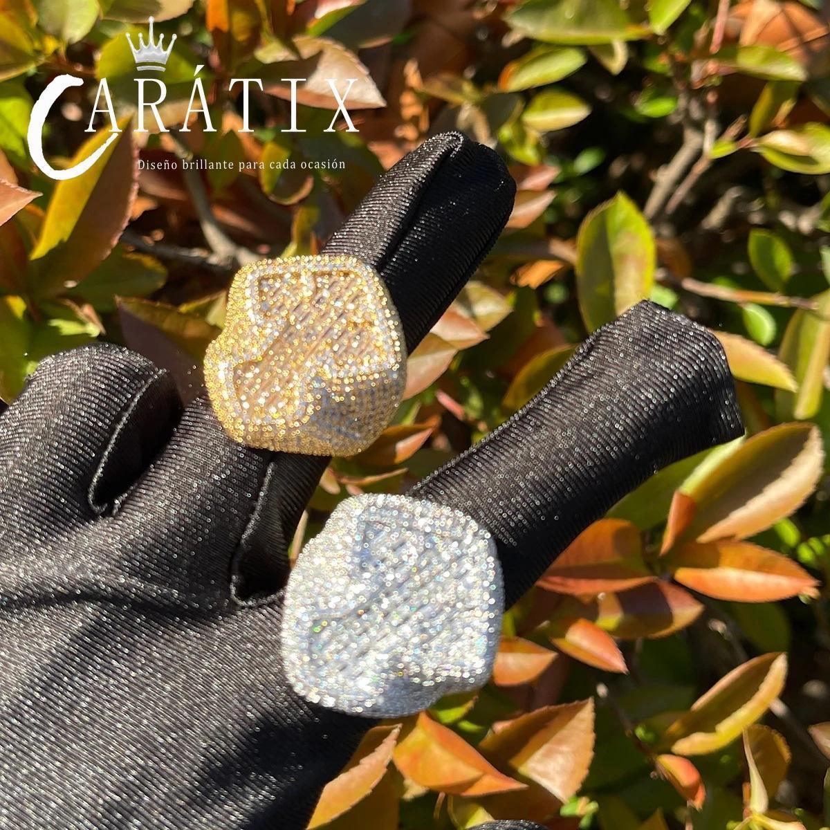 CARÁTIX T-Cross Ring | True Electroplated High Quality Hip Hop Jewelry for Men - CaratixJewelry