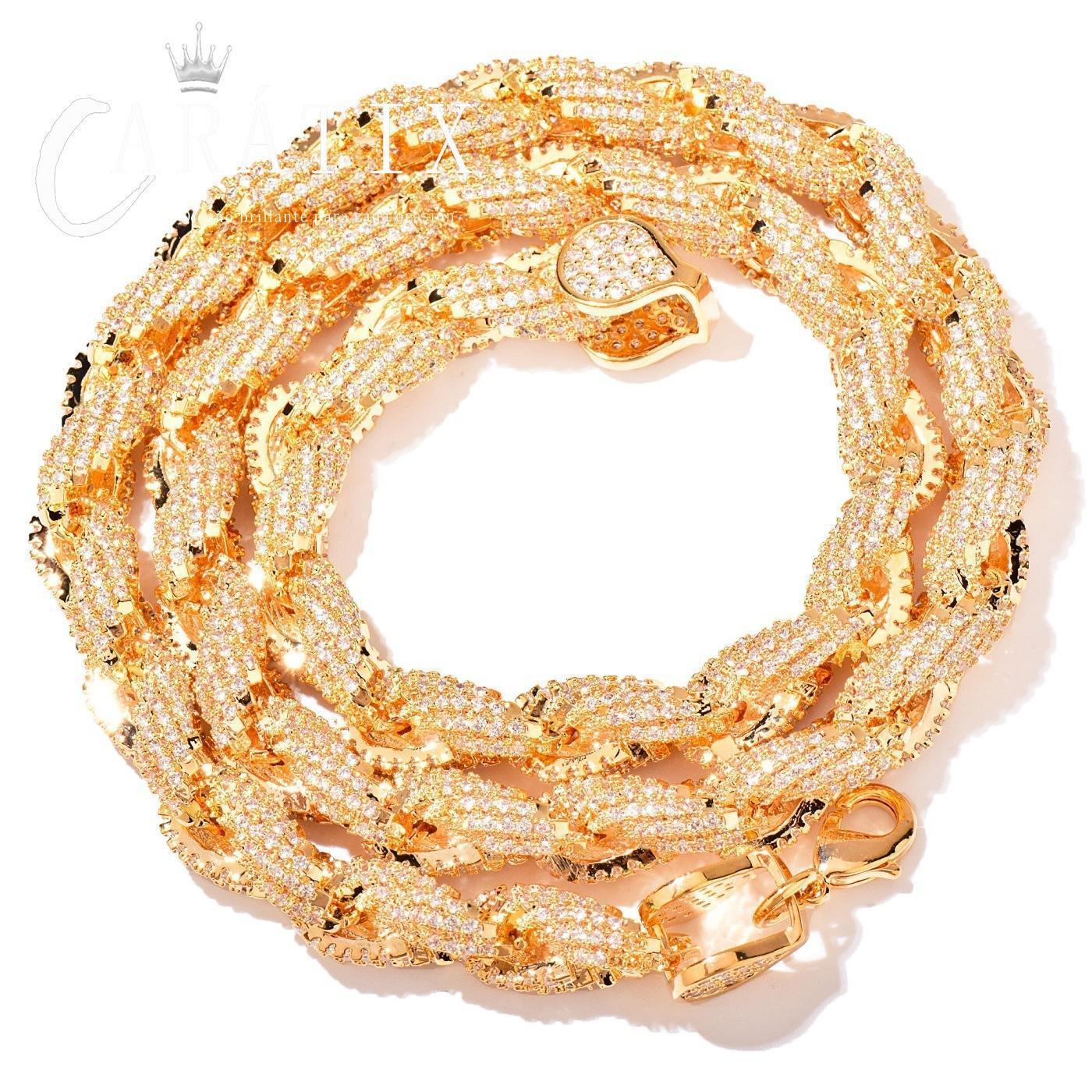 CARÁTIX – Tingjie Hip Hop Twist Necklace | Versatile Personalized Unisex Jewelry - CaratixJewelry