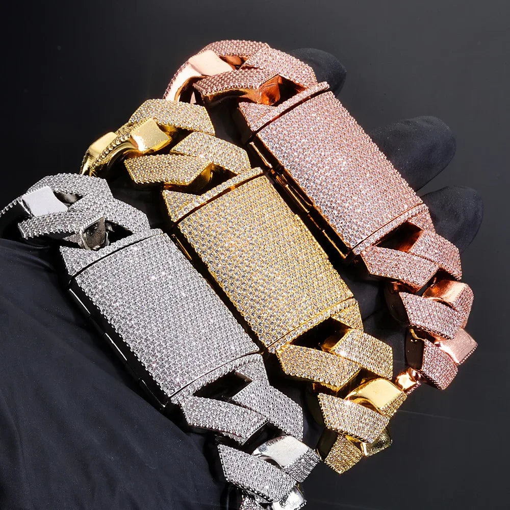 CARÁTIX – 30mm 7-Row Iced Out Miami Cuban Link - CaratixJewelry