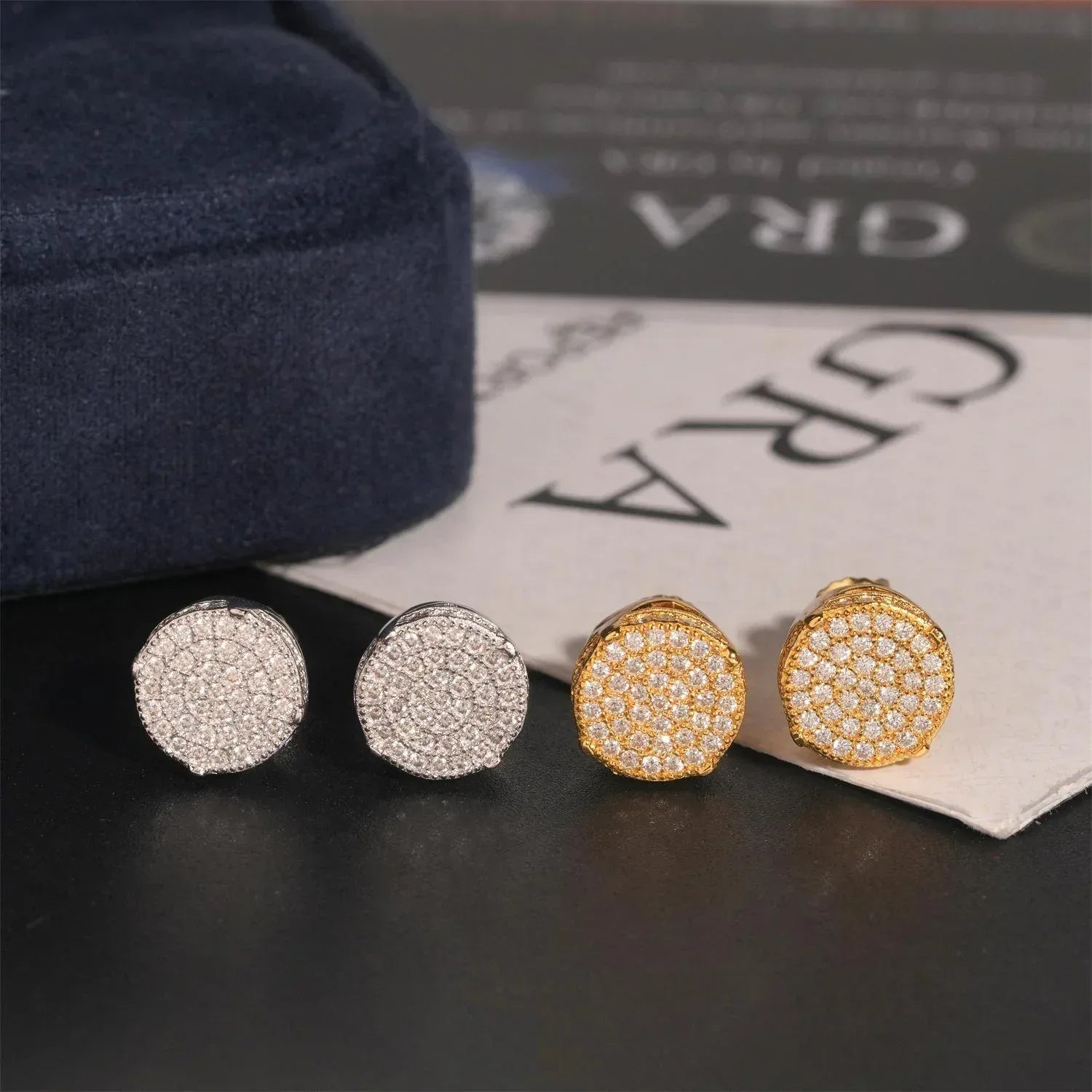 S925 Silver D Color Moissanite Stud Earrings - CaratixJewelry