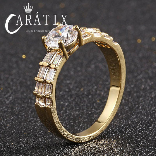 CARÁTIX Full Zircon Hip Hop Ring | Fashion Trend Unisex High Quality Jewelry
