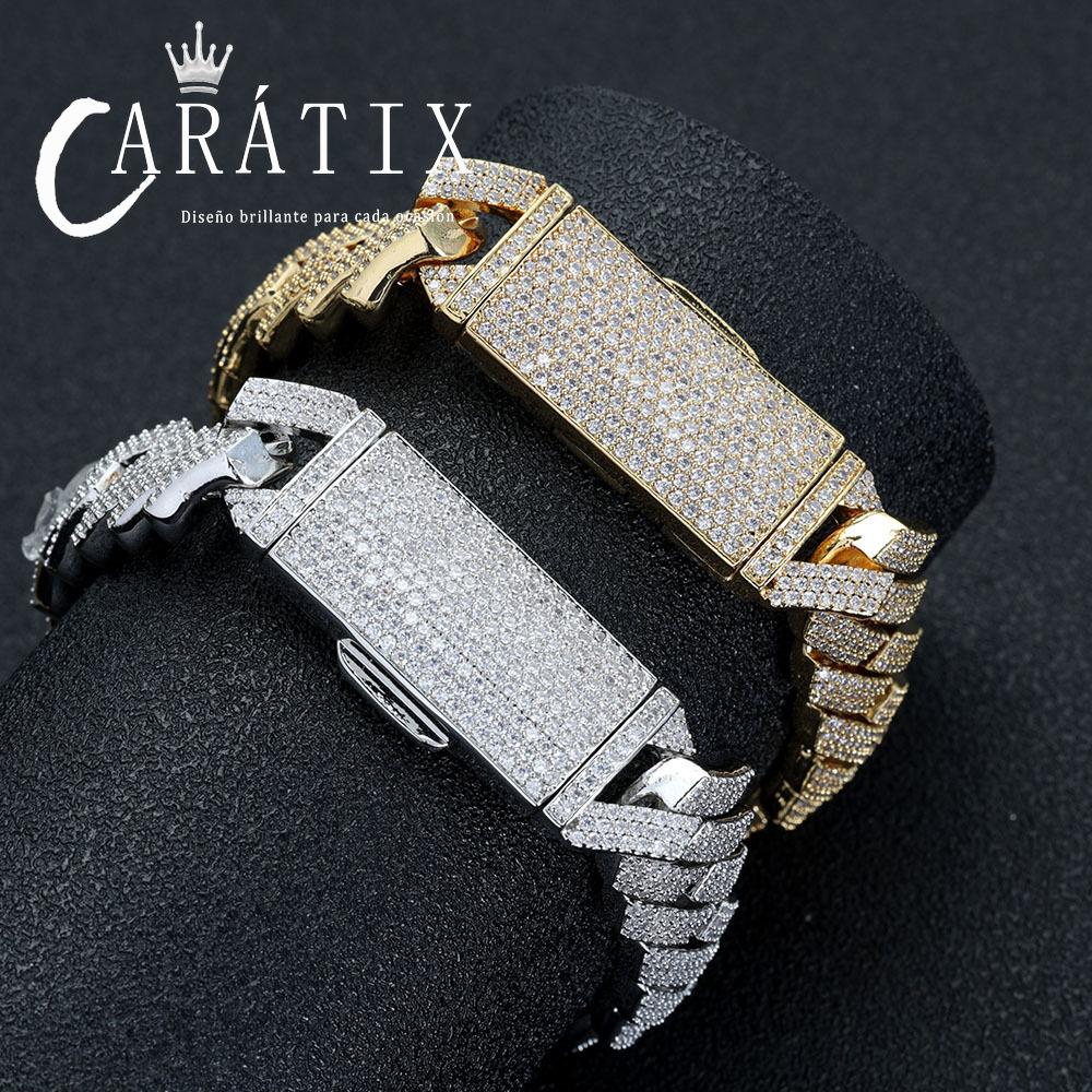 CARÁTIX – 16mm Chunky Cuban Link Chain Necklace | Hip Hop Rock Jewelry for Men & Women