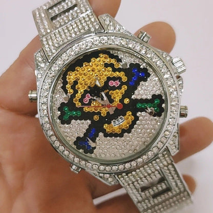 Fully Iced Out 5 Time Zone Watch Men's Hip Hop | Caratix