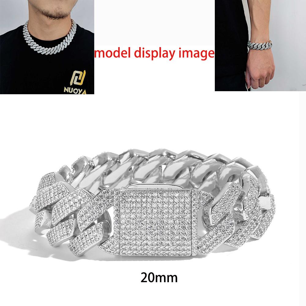 CARÁTIX – CZ Cuban Link Necklace | Miami Bling Prong Chain for Men & Women