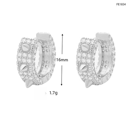 S925 Sterling Silver Moissanite Stud Earrings | D Color VVS1 Diamond Tester Proven | Caratix
