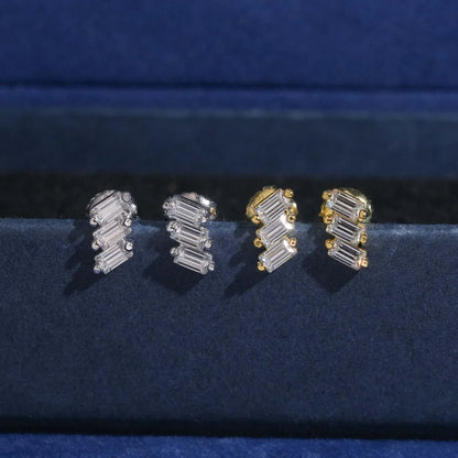 S925 Silver Moissanite Look Creative Earrings for Women - CaratixJewelry