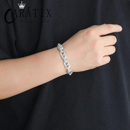 CARÁTIX Pig Nose Coffee Bean Link Chain | 5A+ CZ Iced Out Hip Hop Necklace for Men