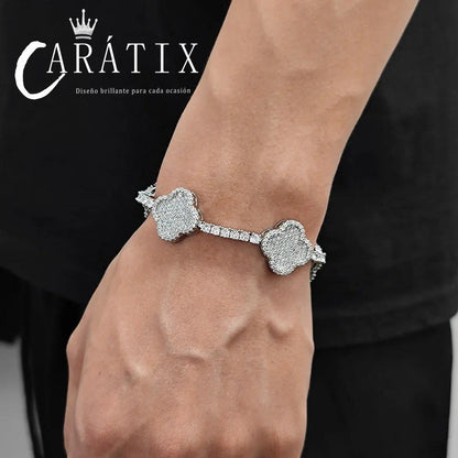 CARÁTIX -  Tennis Necklace  Zircon High Quality Bling Tennis Chain Necklace For Girl  Laser Valentine's Day Gift for Men & Girls & Boys Mothers' Day Gift #Springtok