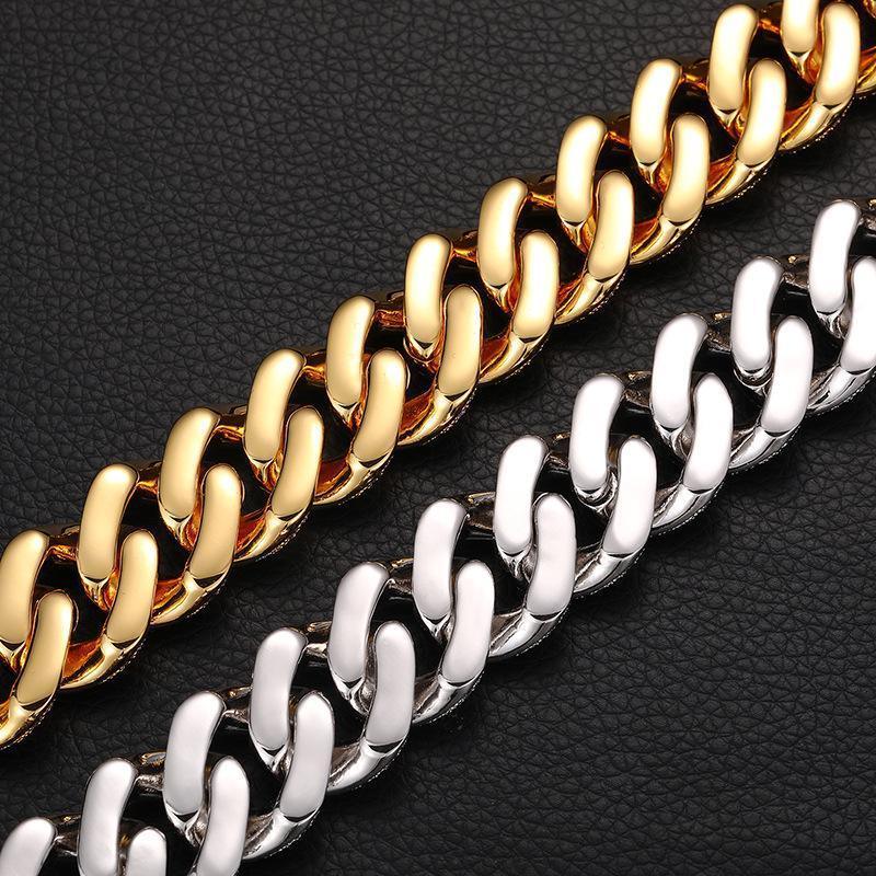 CARÁTIX 20mm Heavy Cuban Link Chain Necklace – 5A+ CZ Iced Out Hip Hop Bling Jewelry for Men | Solid Rapper Gift - CaratixJewelry