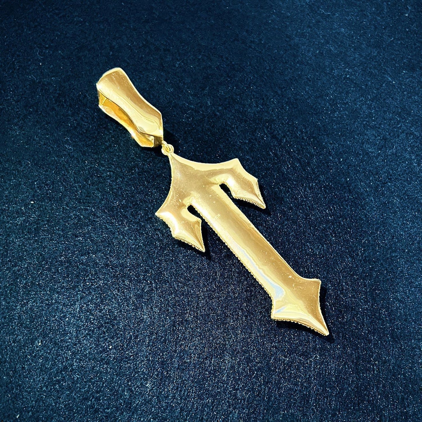 Hip Hop Sword Pendant Necklace for Men | Zircon Copper Jewelry - CaratixJewelry