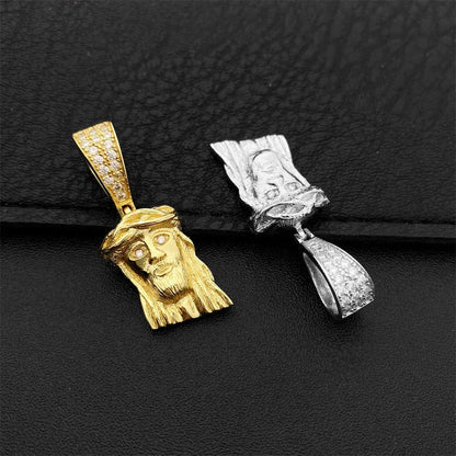 New Unisex Jesus Head Hip-Hop Pendant – S925 Silver Moissanite Jewelry - CaratixJewelry