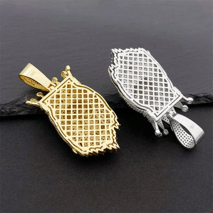 New Unisex Lion Head Hip-Hop Pendant – S925 Silver Moissanite Jewelry - CaratixJewelry
