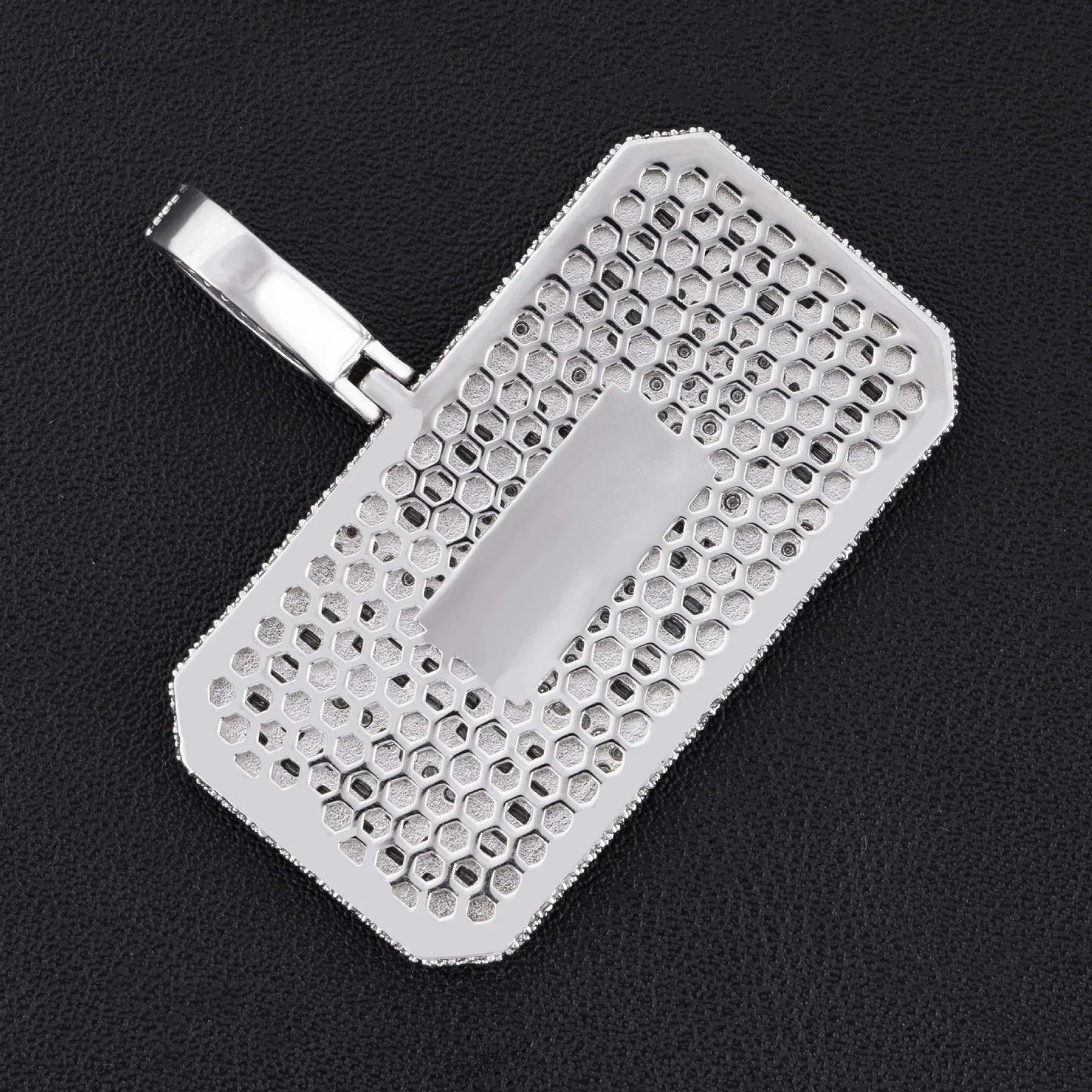 Personalized Hip-Hop Letter Pendant – S925 Silver D Color Moissanite Jewelry - CaratixJewelry