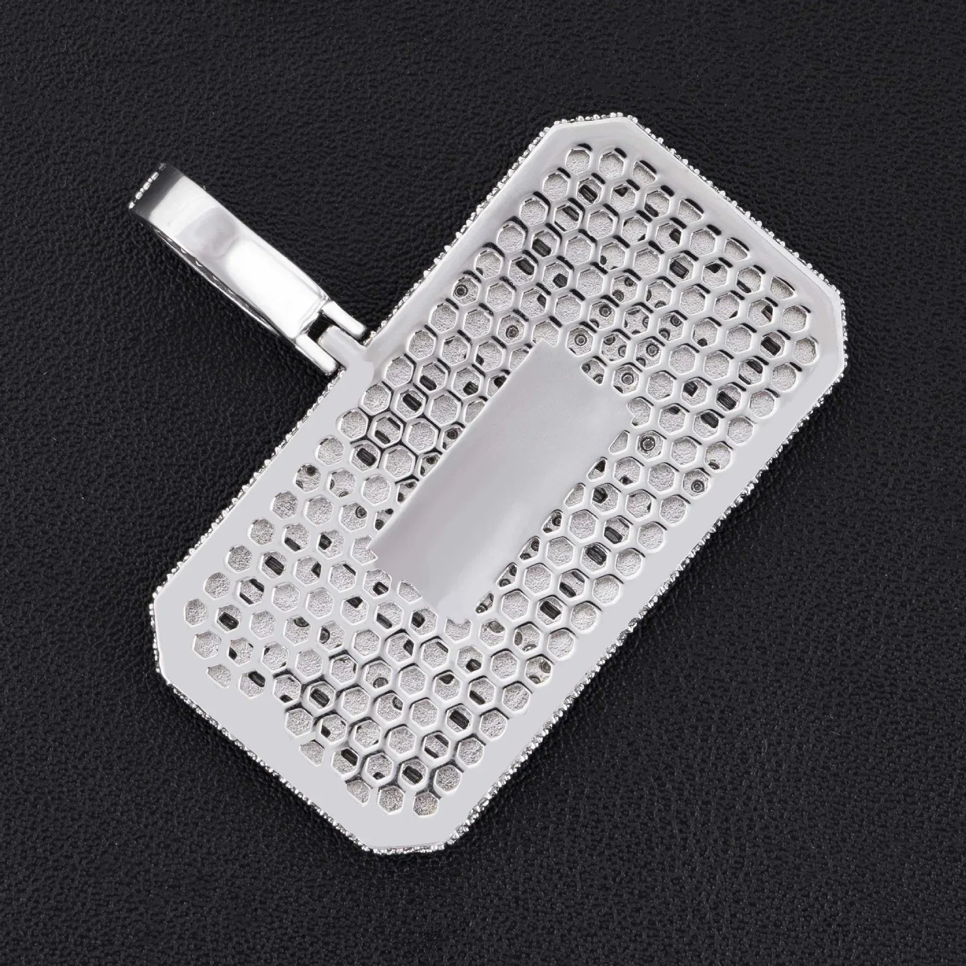 Personalized Hip-Hop Letter Pendant – S925 Silver D Color Moissanite Jewelry - CaratixJewelry