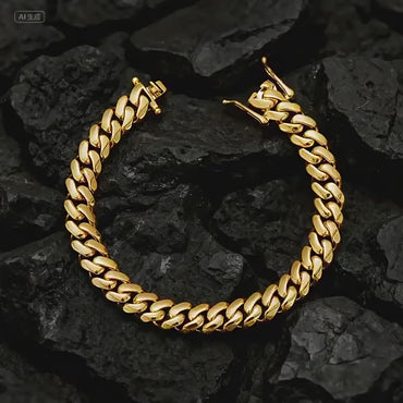 CARÁTIX 10-22mm Wide Round Cuban Miami Link Chain