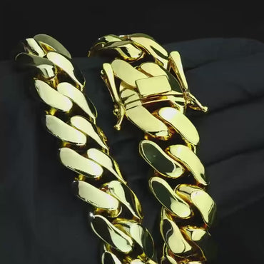 Polished Cuban Link Hip Hop Jewelry Bracelet for Men | Caratix Jewelry
