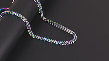 CARÁTIX – 6mm Franco Chain Necklace with Polishing Clasp | Hip Hop Jewelry for Men & Women, Street Style Bracelet Option