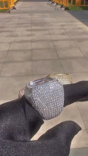Foto Ice Frame Edition Iced Out Diamantring