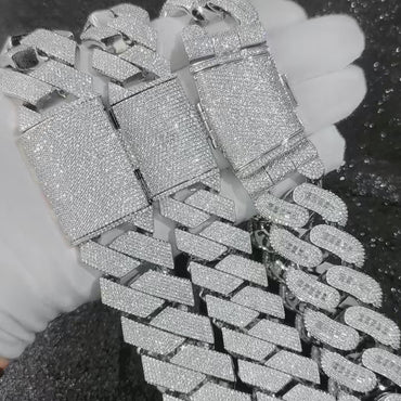 CARÁTIX 29mm Rectangle CZ Cuban Chain