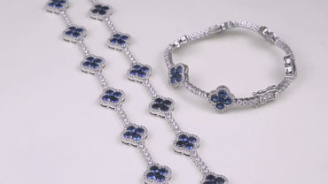 Figure 8 Color Zircon Tennis Chain Rapper Iced Out Chain Style | Caratix Jewelry