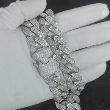 18MM 3-Row Cuban Chain Necklace – Hip Hop Iced