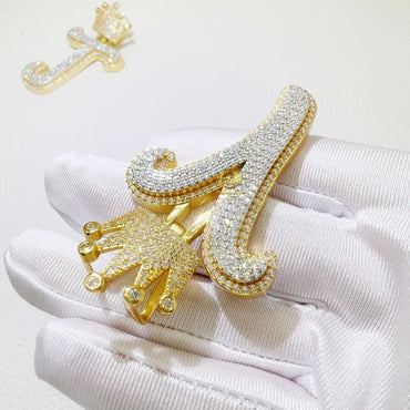 S925 Silver Moissanite Leaf Pendant – Hip-Hop Style Jewelry Necklace - CaratixJewelry